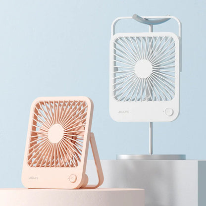 JISULIFE Portable Small Desk Fan Ultra Quiet Table Fan