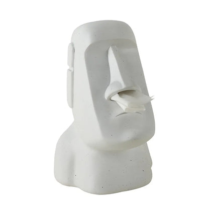 Stone Statue Tissue Holder