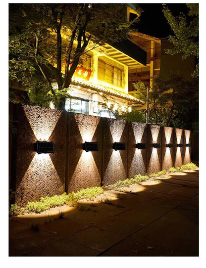 Solar Multi Color Wall Lamp