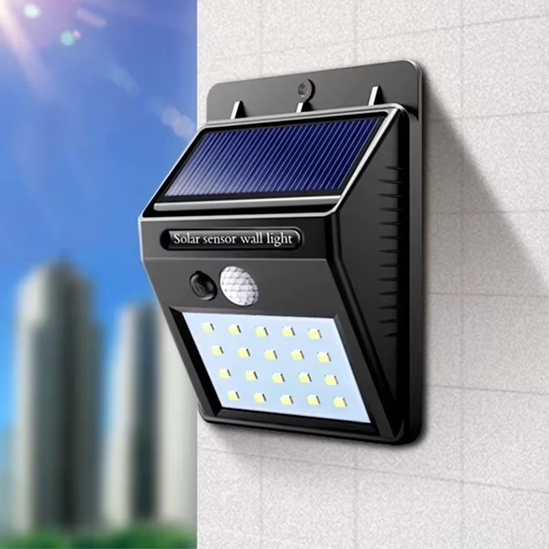 Solar LED PIR Motion Sensor Wall Light