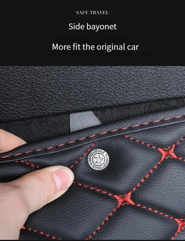 3D Custom Leather Diamond Car Mat