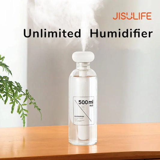 JISULIFE Air Humidifier Ultrasonic Mini Aromatherapy Diffuser