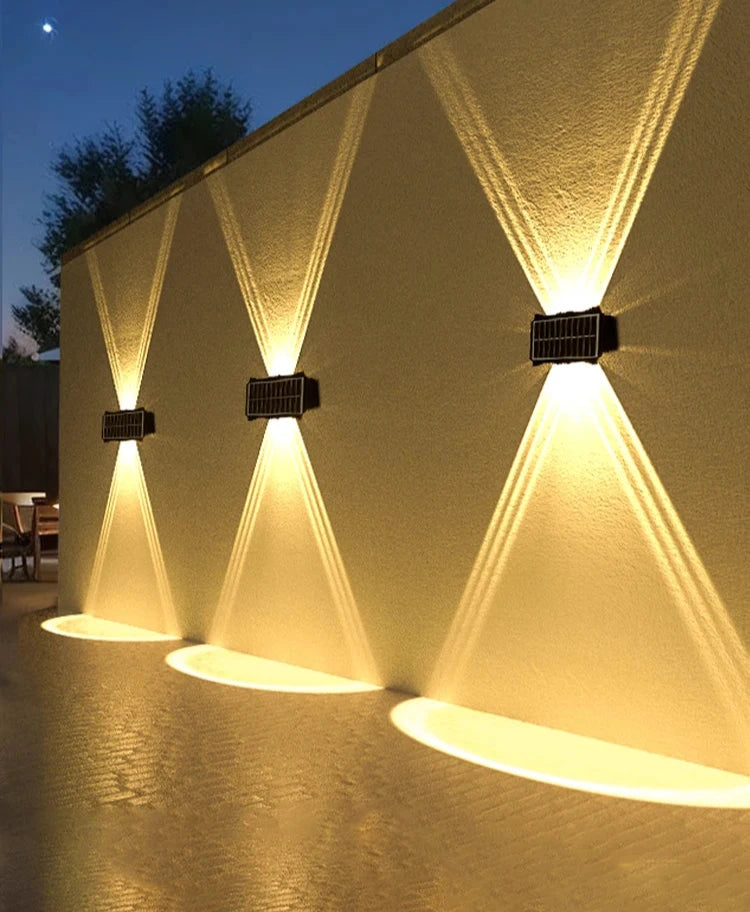 Solar Multi Color Wall Lamp