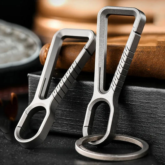 Titanium Carabiner Keychain