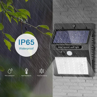 Solar LED PIR Motion Sensor Wall Light