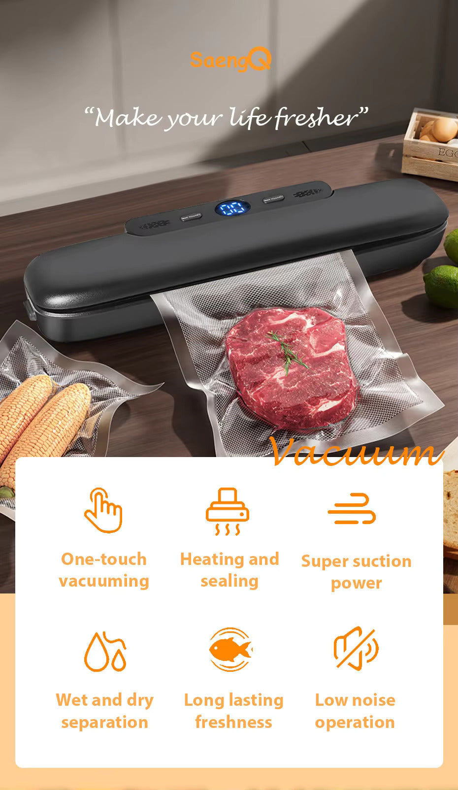 Vacuum sealer